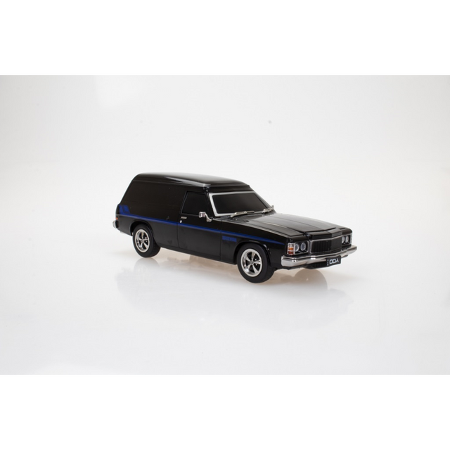 Holden HX Panelvan Black Spectra Rides Plastic Light Up Model Car 1:24 Scale Collectible - Diecast Models
