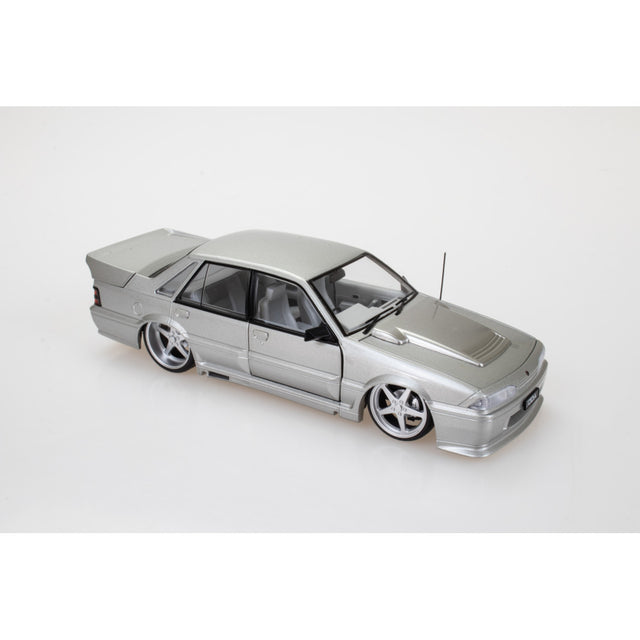 Holden VL Commodore Walkinshaw Custom Silver Sfragismeno Opening Front Doors Only Diecast Model Car 1:24 Scale (Approx. 18–20cm) Collectible | Universal Auto Spares