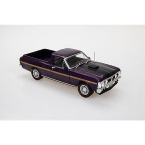 Ford XY GT Ute Purple with Gold Stripe Diecast Model Car 1:24 Scale (Approx. 18–20cm) Collectible | Universal Auto Spares