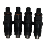 Set Of 4 New Diesel Fuel Injectors Set Fit For Toyota Hilux Surf 2L-TE 2.4L 23600-59105 - Machter
