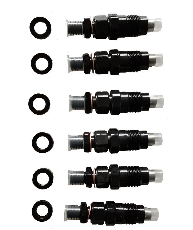 6Pieces 1HZ Fuel Injectors Fit For Toyota Landcruiser 093500-3400 23600-64050 - Machter