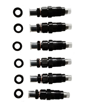 6Pieces 1HZ Fuel Injectors Fit For Toyota Landcruiser 093500-3400 23600-64050 - Machter