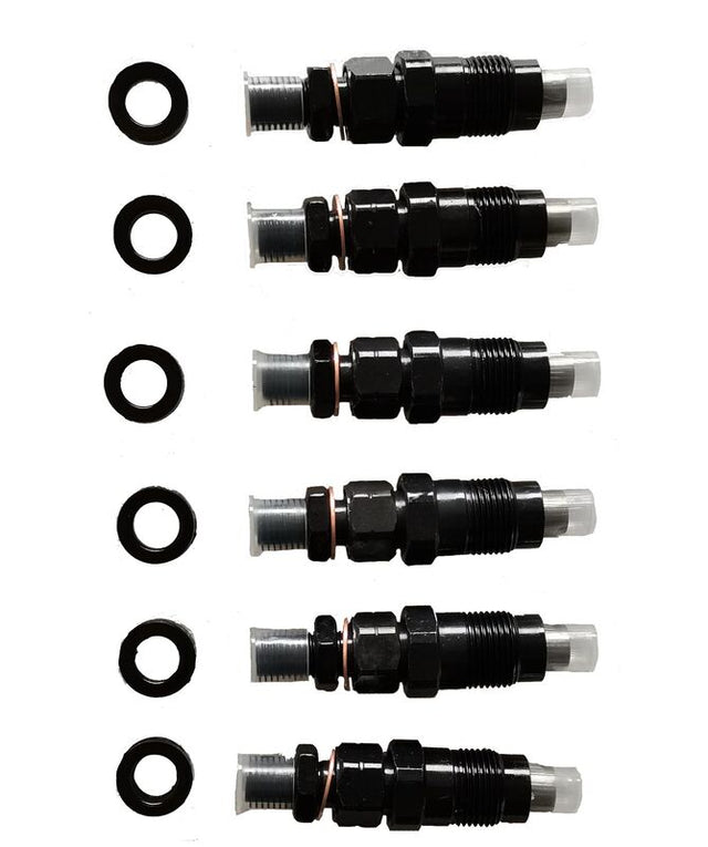6Pieces 1HZ Fuel Injectors Fit For Toyota Landcruiser 093500-3400 23600-64050 - Machter