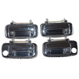 4 Pcs Front + Rear Outer Door Handle Chrome Fit For Toyota Landcruiser 80 Series 1990-1998 DH-TA012-4PCS - Machter