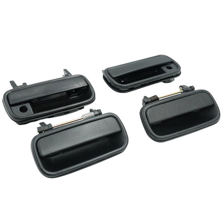 4 Pieces Textured Black Front Rear Outer Door Handle Fit For Toyota Hilux 1988-2005 - Machter
