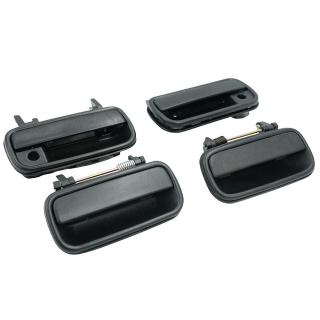 4 Pcs Textured Black Front Rear Outer Door Handle Fit For Toyota Hilux 1988-2005 DH-TA014-4PCS - Machter
