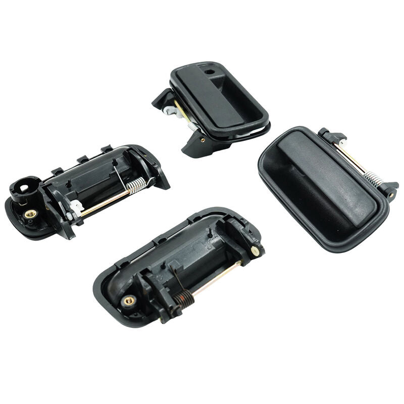 4 Pcs Textured Black Front Rear Outer Door Handle Fit For Toyota Hilux 1988-2005 DH-TA014-4PCS - Machter