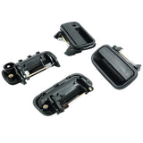 4 Pcs Textured Black Front Rear Outer Door Handle Fit For Toyota Hilux 1988-2005 DH-TA014-4PCS - Machter