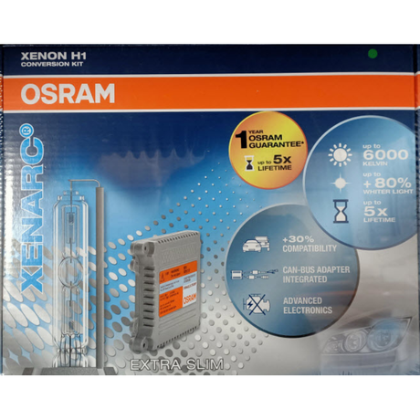 H1 HID KIT 12V 35W 6000K Complete Kit Globes & Ballast - OSRAM | Universal Auto Spares