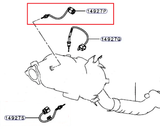 Exhaust DPF Temperature Sensor Fit For Mitsubishi Triton MQ MR 2.4L D Pajero NX 3.2L 4M41T 14927P 2015-ON - Machter