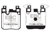 Brake Pad Set Disc Rear DPX2133 - EBC