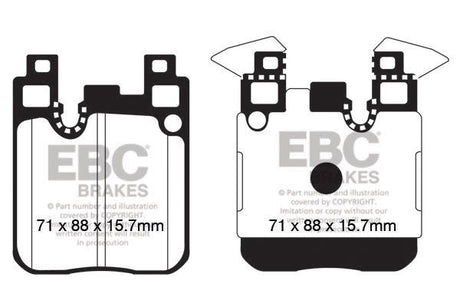 Brake Pad Set Disc Rear DPX2133 - EBC