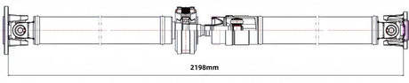 Rear Drive Shaft Fit For Nissan X-Trail T31 Qashqai / Qashqai +2 1.6L 2.0L 2007-2013 - Machter
