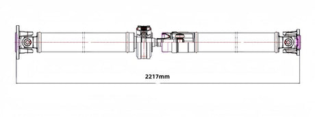 Rear Drive Shaft Fit For Nissan X-Trail T31 Qashqai / Qashqai +2 1.6L 2.0L 2007-2013 - Machter
