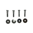 4 x Chrome Door Lock Striker Bolts Washers Fit For Holden HQ HJ HX HZ WB Torana LH LX UC DSLL-HLN002 - Machter