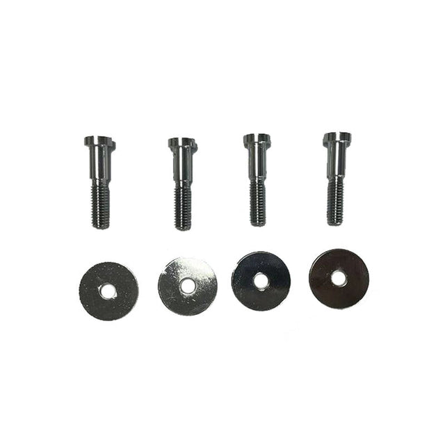 4 x Chrome Door Lock Striker Bolts Washers Fit For Holden HQ HJ HX HZ WB Torana LH LX UC DSLL-HLN002 - Machter