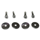4 x Chrome Door Lock Striker Bolts Washers Fit For Holden HQ HJ HX HZ WB Torana LH LX UC DSLL-HLN002 - Machter