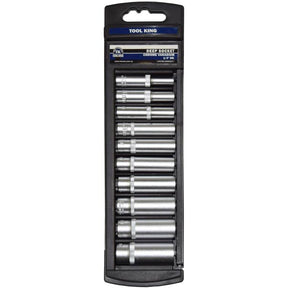 Deep Socket Set 10 Piece Metric 1/4" Drive - Tool King