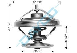 Thermostat 54MM Dia 82C Volvo DT31A - DAYCO | Universal Auto Spares