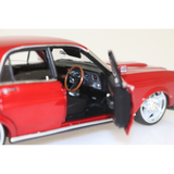 Ford XY Falcon Custom Supercharged Barra Engine Candy Red Diecast Model Car 1:24 Scale (Approx. 18–20cm) Collectible | Universal Auto Spares