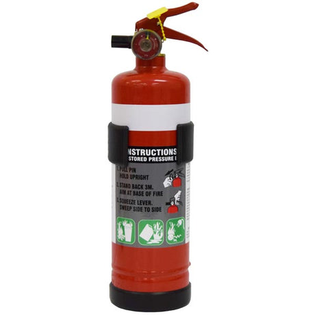 Fire Extinguisher 1kg ABE Plastic Bracket - BFI Fire Australia | Universal Auto Spares