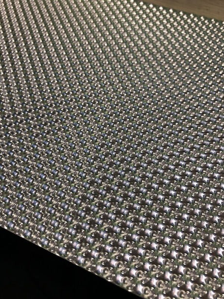 Heat Shield Embossed Aluminium 300mmx500mm Car Hood Engine Heat Insulation Pad EAS-001 - Machter