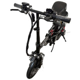 Black Adult 1000W Electric Bike Foldable E Bicycle Mountain E Bikes 14" 3 Speed 50km/h EBIKE-002 - Machter