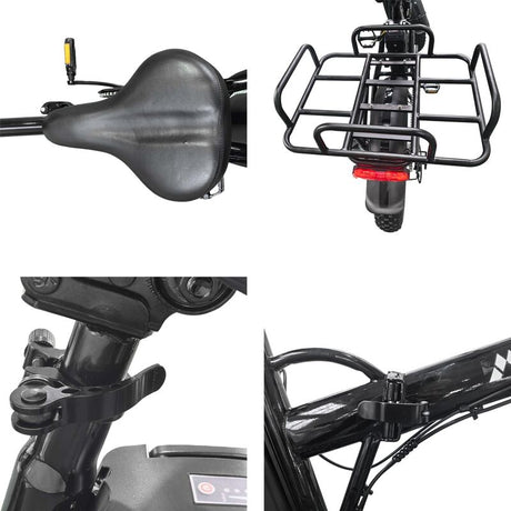 1500W EBike 60KM/H Electric Bike 20" Fold Protable Commuter Bicycle - Machter