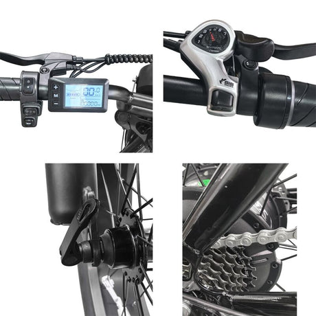 1500W EBike 60KM/H Electric Bike 20" Fold Protable Commuter Bicycle - Machter