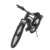 Black Adult Electric Bike 26'' 1500W Brushless Motor EBike Off Road 7 Speed Mountain Ebike EBIKE-005 - Machter