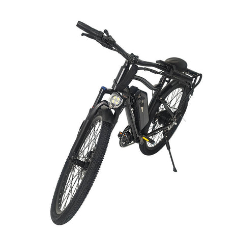 Black Adult Electric Bike 26'' 1500W Brushless Motor EBike Off Road 7 Speed Mountain Ebike EBIKE-005 - Machter