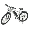 White 1500W Electric Bike 26'' E-MTB 48V Ebike Adult off Road City Bicycle Commuter EBIKE-006 - Machter