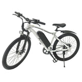 White 1500W Electric Bike 26'' E-MTB 48V Ebike Adult off Road City Bicycle Commuter EBIKE-006 - Machter
