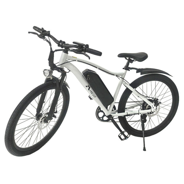 White 1500W Electric Bike 26'' E-MTB 48V Ebike Adult off Road City Bicycle Commuter EBIKE-006 - Machter