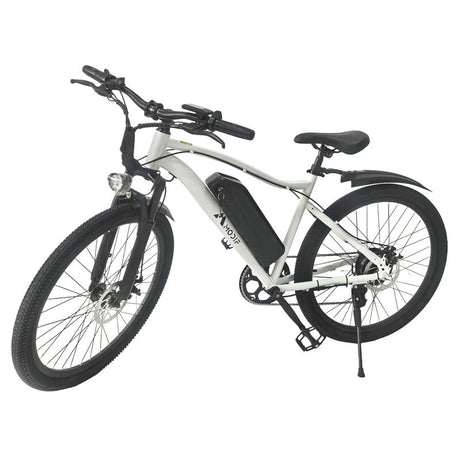 White 1500W Electric Bike 26'' E-MTB 48V Ebike Adult off Road City Bicycle Commuter - Machter