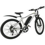 White 1500W Electric Bike 26'' E-MTB 48V Ebike Adult off Road City Bicycle Commuter EBIKE-006 - Machter