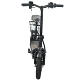 Black Electric Scooter With Seat Foldable Motorised Adults EScooter Commuter EBIKE-007 - Machter