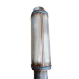 3" Megapower Straight Through 409 Stainless Steel Muffler Centre In / Out 14x9x4 - Machter