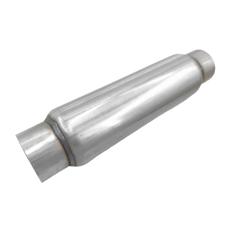3" For Megapower Exhaust Hotdog Resonator Muffler Glass Pack 12" Long High Flow - Machter