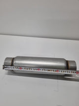 3" For Megapower Exhaust Hotdog Resonator Muffler Glass Pack 12" Long High Flow - Machter