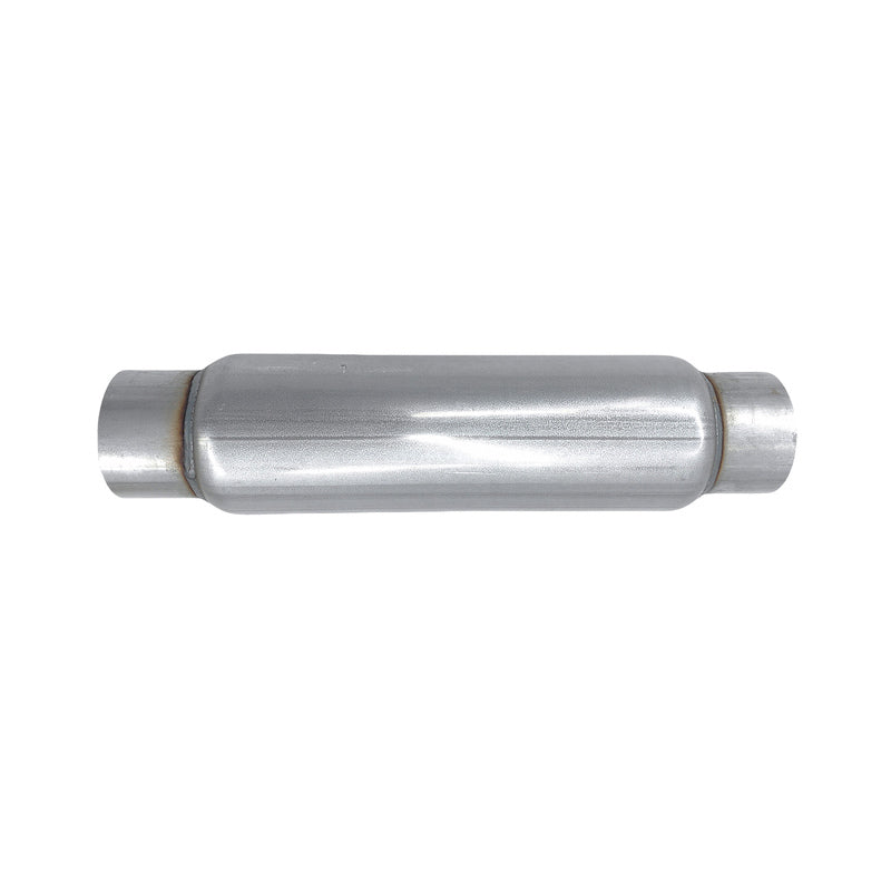 2.5" 12" Long Exhaust Hotdog Resonator Muffler Glass Pack High Flow Fit For Megapower - Machter