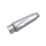 2.5" 12" Long Exhaust Hotdog Resonator Muffler Glass Pack High Flow Fit For Megapower - Machter