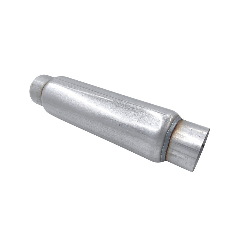 2.5" 12" Long Exhaust Hotdog Resonator Muffler Glass Pack High Flow Fit For Megapower - Machter
