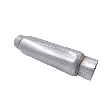 2.5" 12" Long Exhaust Hotdog Resonator Muffler Glass Pack High Flow Fit For Megapower - Machter