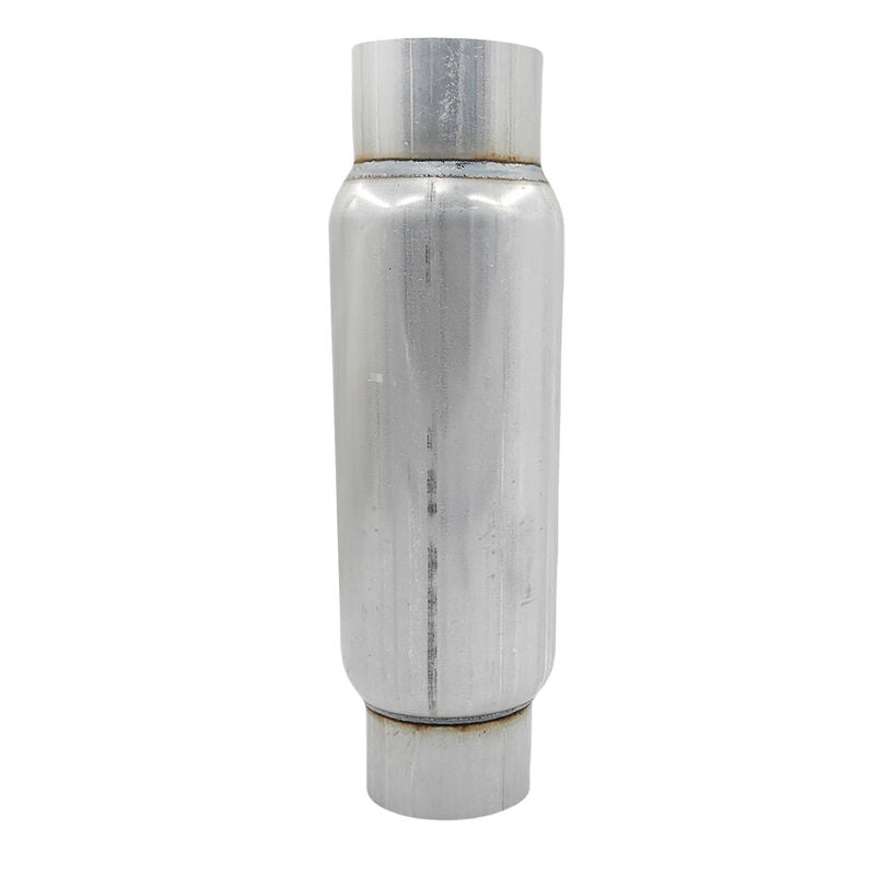 3" Exhaust Hotdog Resonator Muffler Glass Pack 9" Long High Flow - Machter