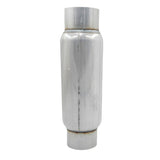 3" Exhaust Hotdog Resonator Muffler Glass Pack 9" Long High Flow - Machter