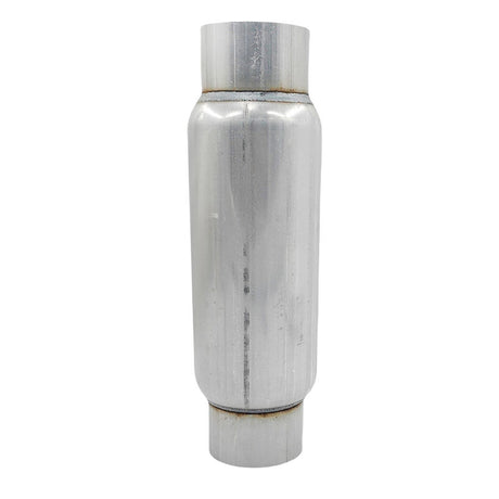 3" Exhaust Hotdog Resonator Muffler Glass Pack 9" Long High Flow - Machter