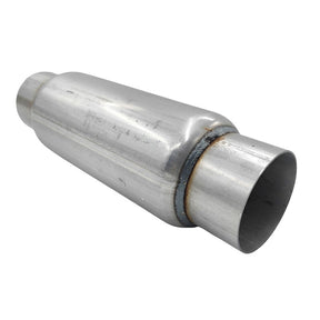 3" Exhaust Hotdog Resonator Muffler Glass Pack 9" Long High Flow ECC-008 - Machter
