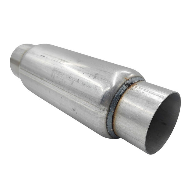 3" Exhaust Hotdog Resonator Muffler Glass Pack 9" Long High Flow ECC-008 - Machter