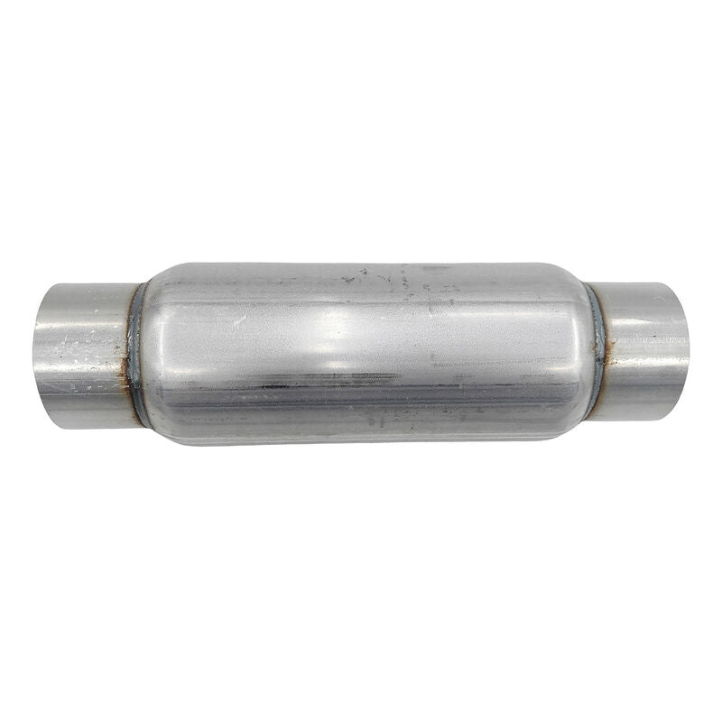 3" Exhaust Hotdog Resonator Muffler Glass Pack 9" Long High Flow - Machter